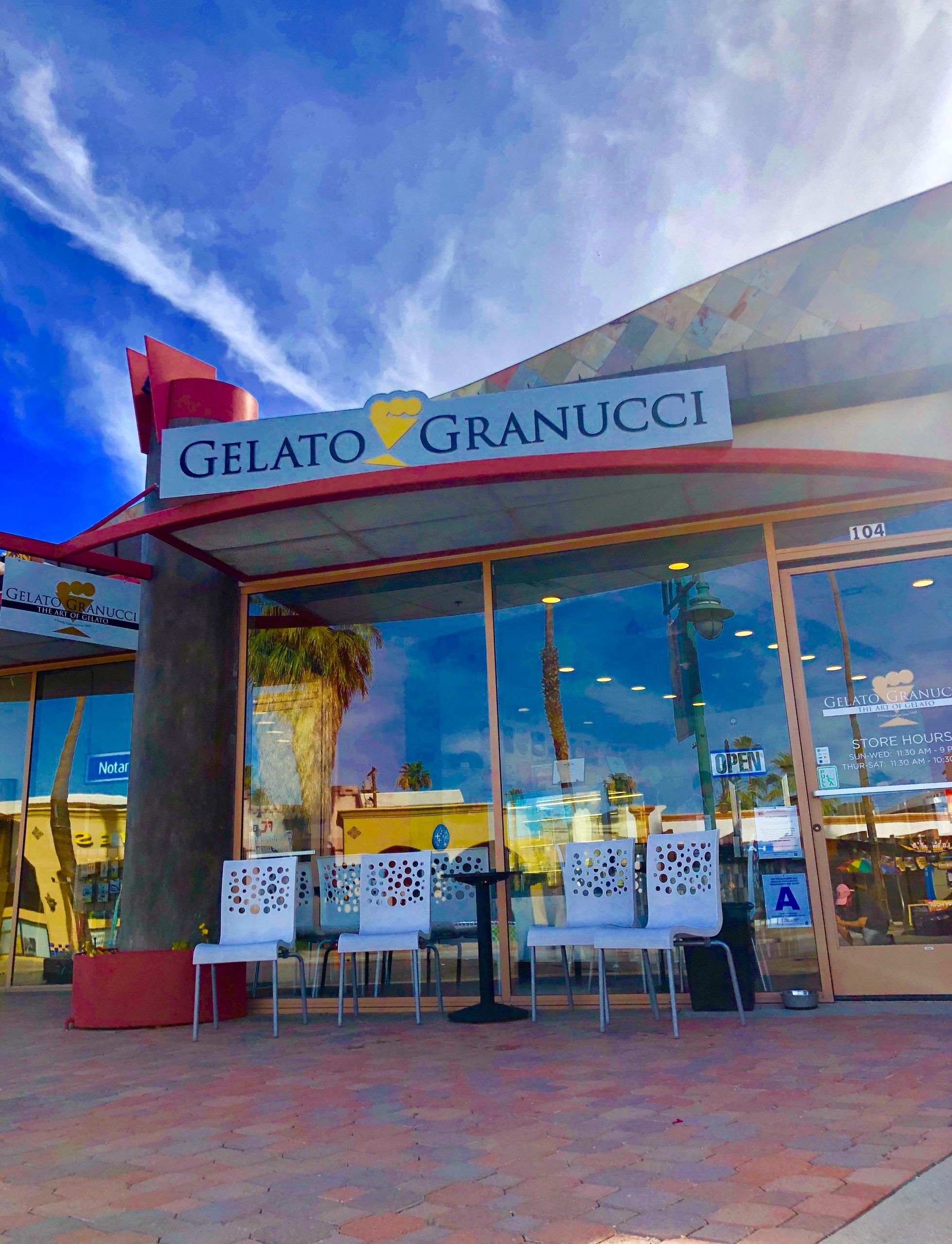 Gelato Granucci Gelato Palm Springs, California